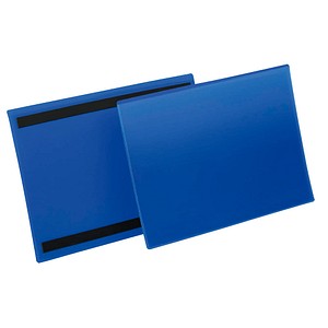 50 DURABLE Magnettaschen blau 31,1 x 22,5 cm von Durable
