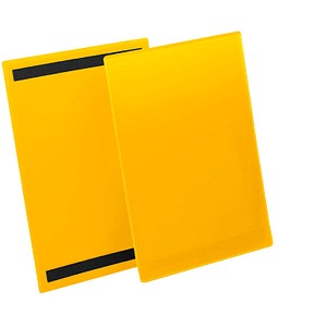 50 DURABLE Magnettaschen gelb 23,3 x 31,3 cm von Durable
