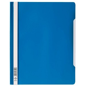 50 DURABLE Schnellhefter Kunststoff blau DIN A4 überbreit von Durable