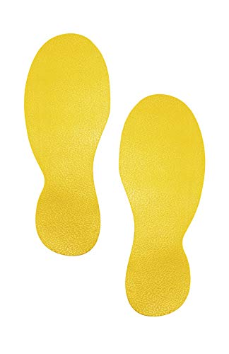 Bodenmarkierung Fußform gelb 5 Paar Bodenmarkierung Fußform gelb 5 Paar von Durable