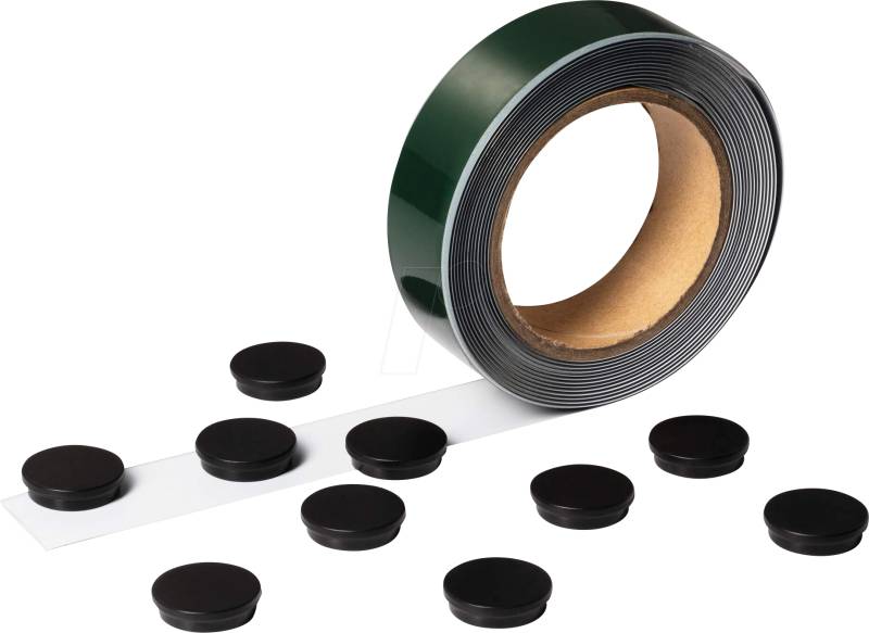 DURABLE 171702 - Selbstklebendes Metallband 5 m x 35 mm, mit Magneten von Durable