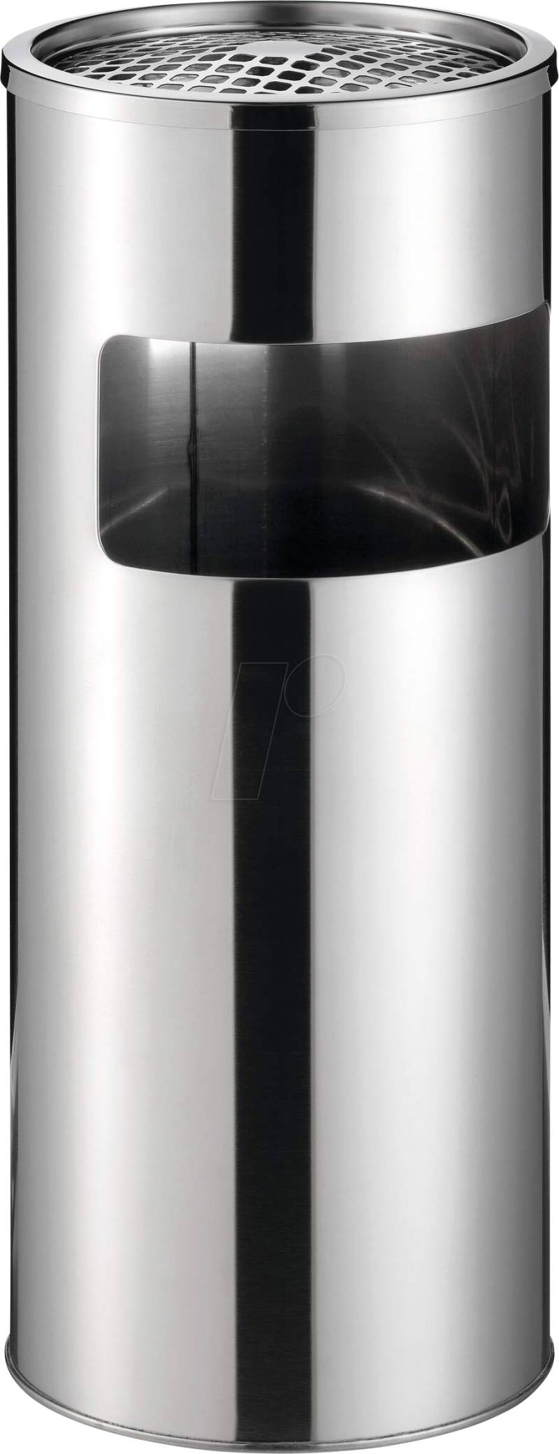 DURABLE 337323 - Abfallbehälter mit Ascher, 17 l, rund, schwarz von Durable