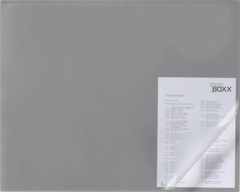 DURABLE 729310 - Schreibunterlage, 650 x 500 mm, mit Kantenschutz, grau von Durable