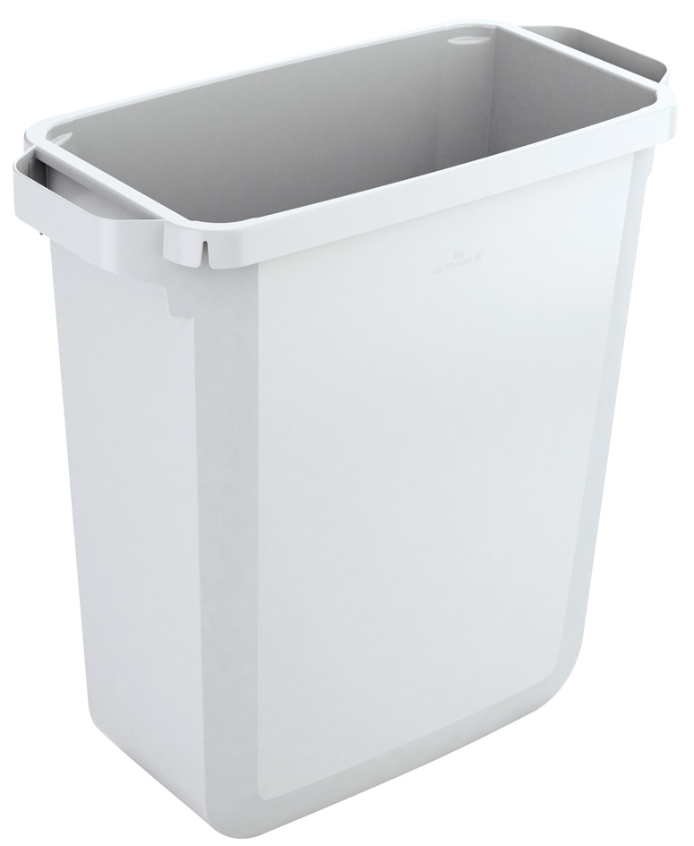 DURABLE Abfallbehälter DURABIN 60, rechteckig, weiß von Durable