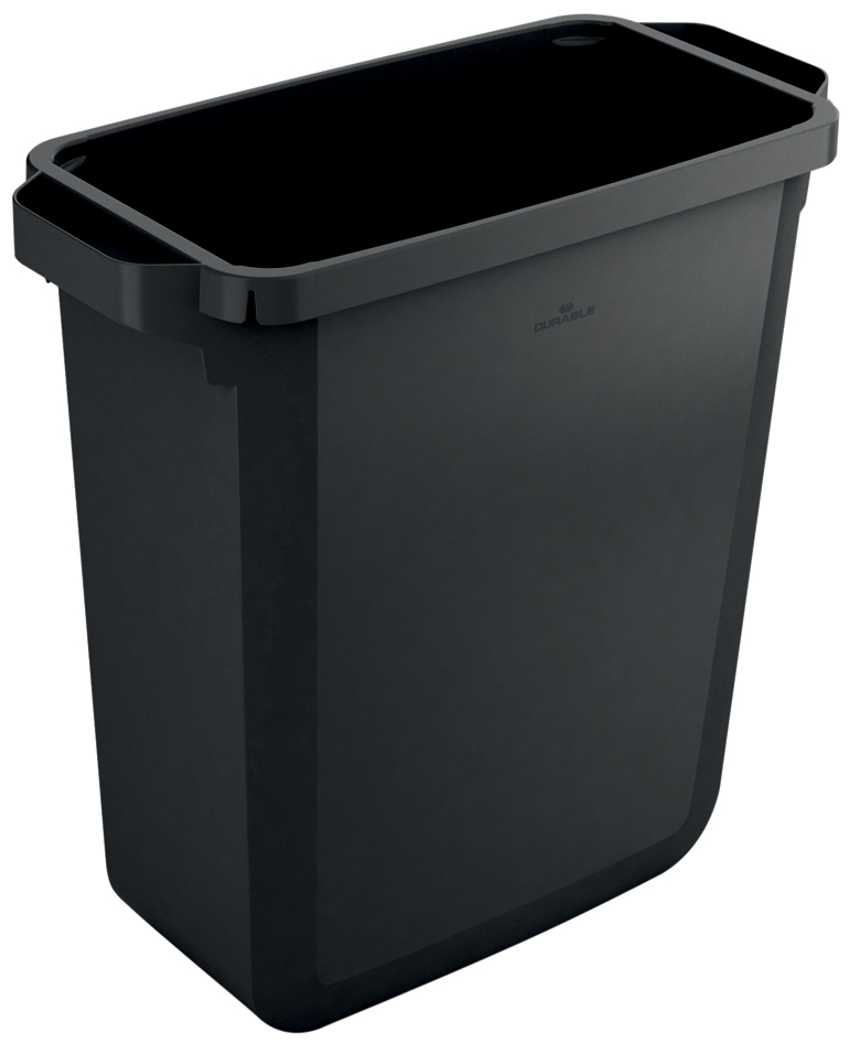 DURABLE Abfallbehälter DURABIN ECO 60, rechteckig, schwarz von Durable