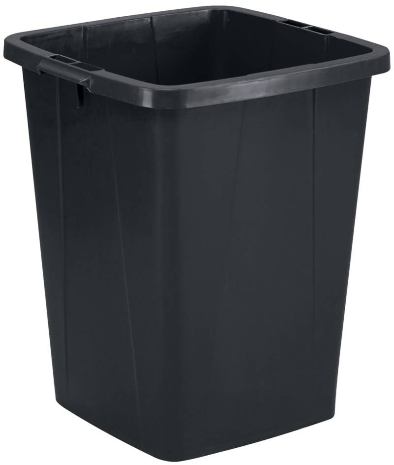 DURABLE Abfallbehälter DURABIN ECO 90, quadratisch, schwarz von Durable