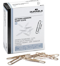 DURABLE Aktenklammern, verkupfert, rund, 77 mm DURABLE Aktenklammern, verkupfert, rund, 77 mm von Durable