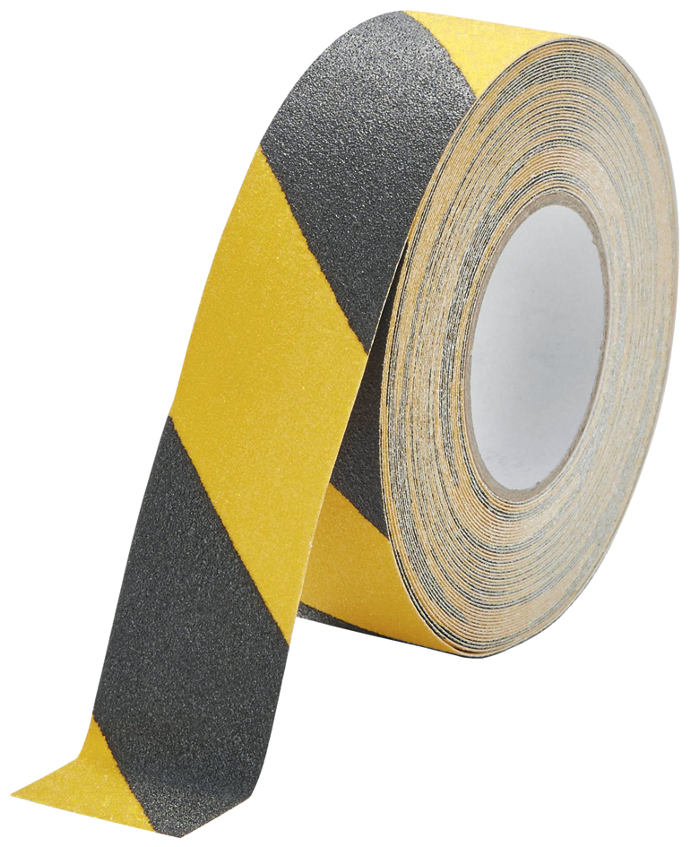 DURABLE Antirutschband DURALINE GRIP, 50 mm, schwarz/gelb von Durable