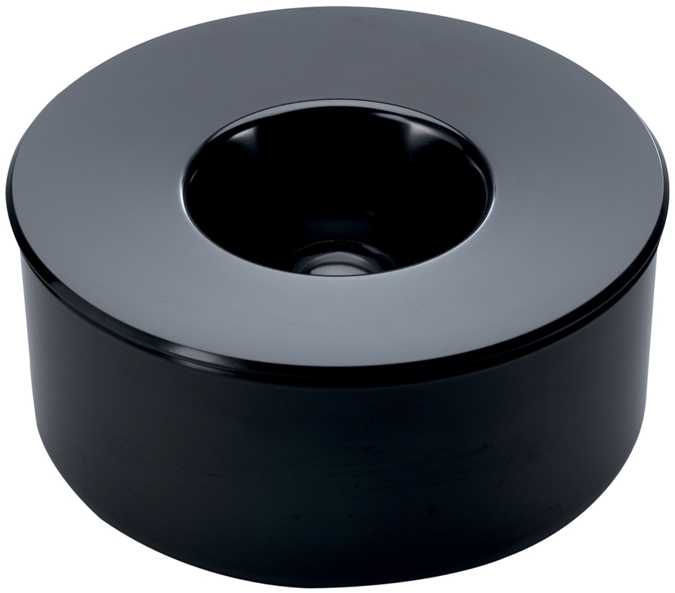 DURABLE Aschenbecher KULAN, rund, schwarz von Durable