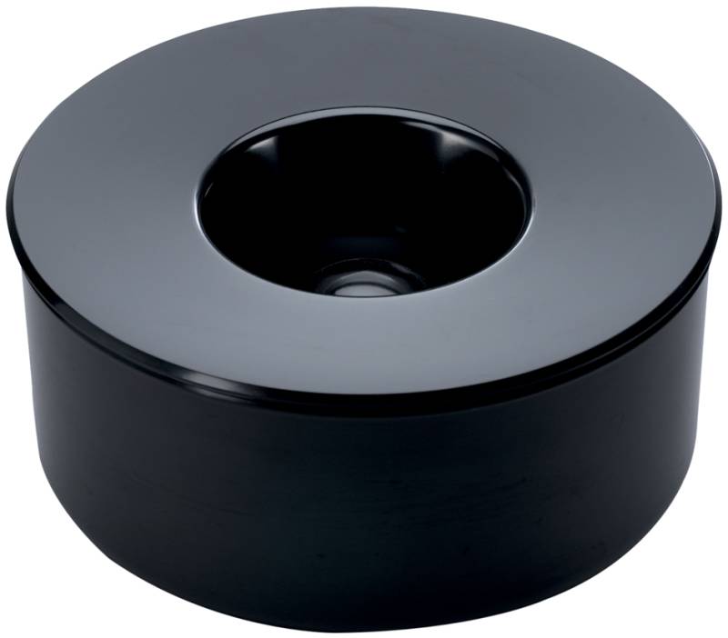 DURABLE Aschenbecher KULAN, rund, schwarz von Durable