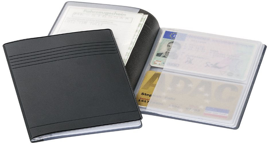 DURABLE Ausweis- und Kreditkarten-Etui, anthrazit von Durable