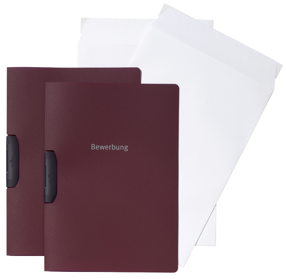 DURABLE Bewerbungs-Set DURASWING JOB, DIN A4, aubergine von Durable