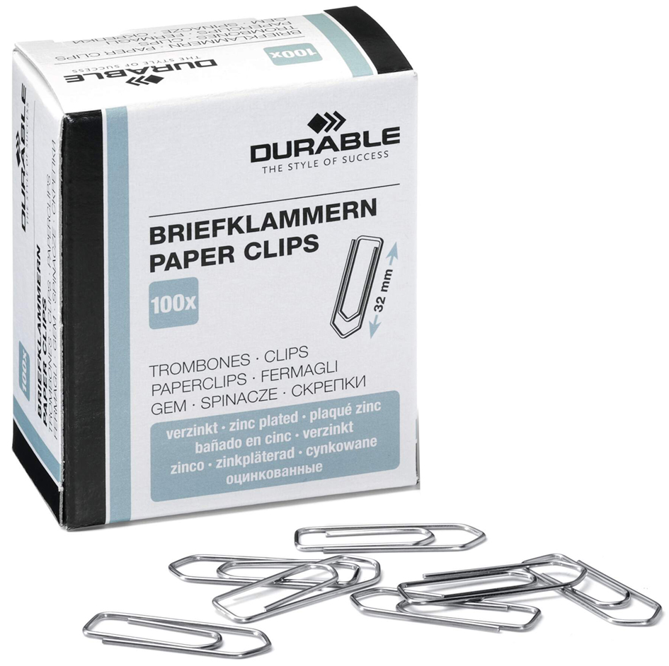 DURABLE Büroklammern, verzinkt, spitz, 26 mm DURABLE Büroklammern, verzinkt, spitz, 26 mm von Durable