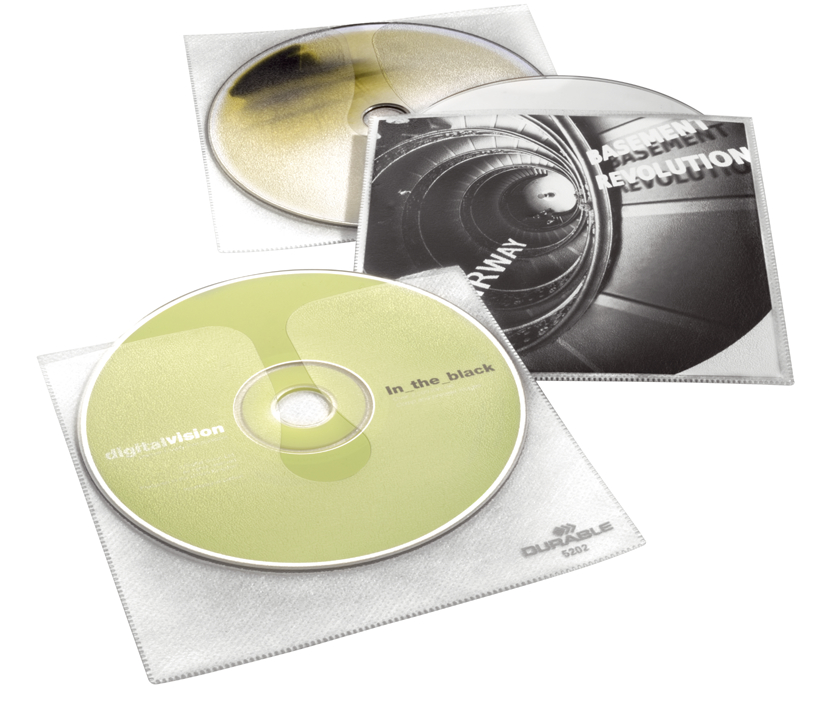 DURABLE CD-/DVD-Hülle COVER, für 1 CD, PP, transparent von Durable