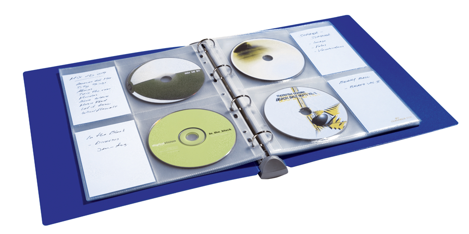 DURABLE CD-/DVD-Hülle COVER LIGHT M, für 4 CD, s, PP, DIN A4 von Durable
