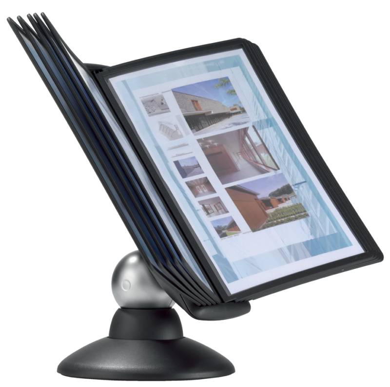 DURABLE Display-System SHERPA MOTION, Komplett-Set, schwarz von Durable