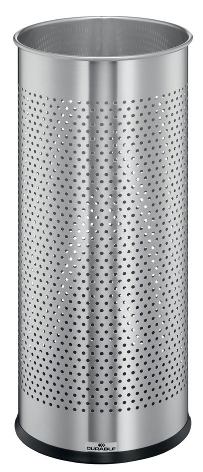 DURABLE Edelstahl-Schirmständer, rund, metallic silber von Durable