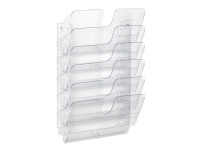 DURABLE FLEXIPLUS - Prospekthalter - Wandmontage - 6 Fächer - für A4 - transparent von Durable