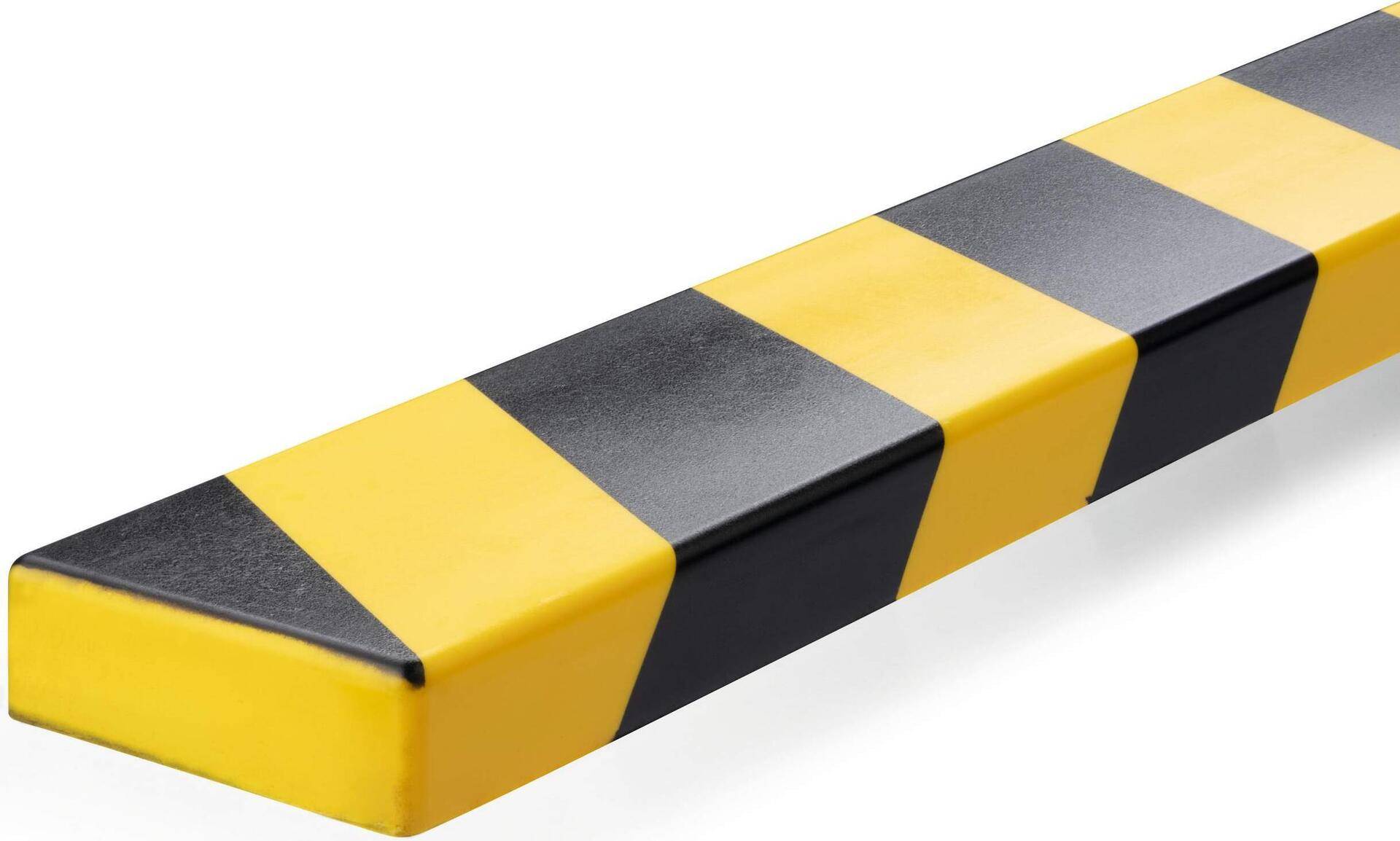 DURABLE Flächenschutzprofil S20, Farbe: gelb/schwarz, Art. Nr. 1108130, 5 ST (1108130) von Durable