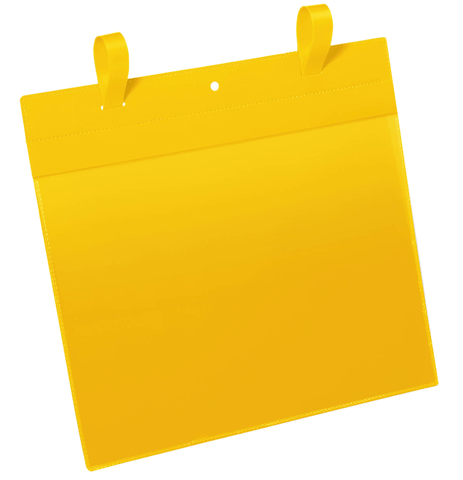 DURABLE Gitterboxtasche, mit Lasche A4 quer, gelb von Durable
