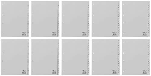 DURABLE Hunke & Jochheim Register, PP, A - Z, grau, A4 volldeckend, 215/230 x 297 mm, 20 Blatt (10) von Durable