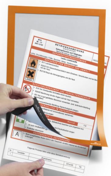 DURABLE Info-Rahmen DURAFRAME® A4 Großverpackung 1 Pg. à 10 Stück 488209 von Durable