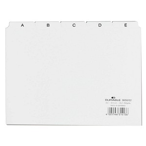 DURABLE Karteikartenregister A-Z weiß DURABLE Karteikartenregister A-Z weiß von Durable