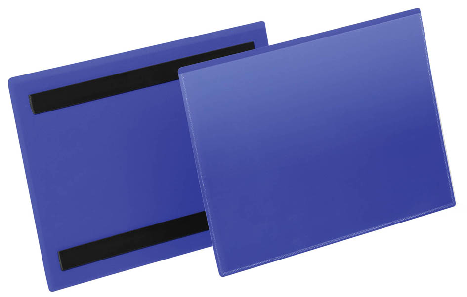 DURABLE Kennzeichnungstasche, magnetisch, 100 x 38 mm, blau von Durable