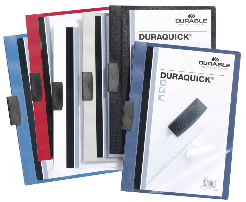 DURABLE Klemmhefter DURAQUICK, DIN A4, blau von Durable