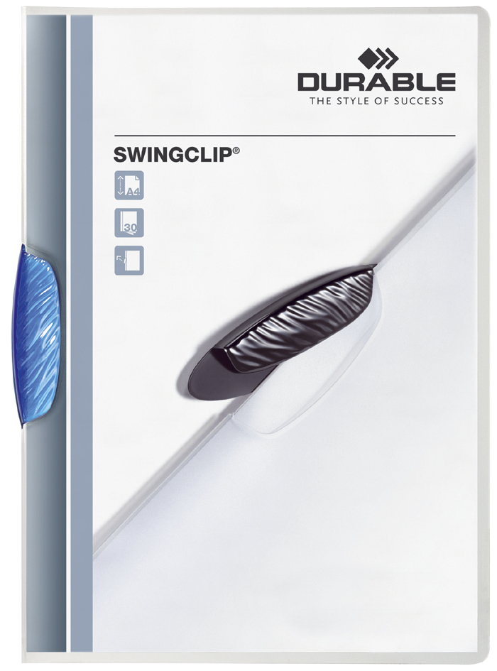 DURABLE Klemmhefter SWINGCLIP, DIN A4, Clip blau DURABLE Klemmhefter SWINGCLIP, DIN A4, Clip blau von Durable