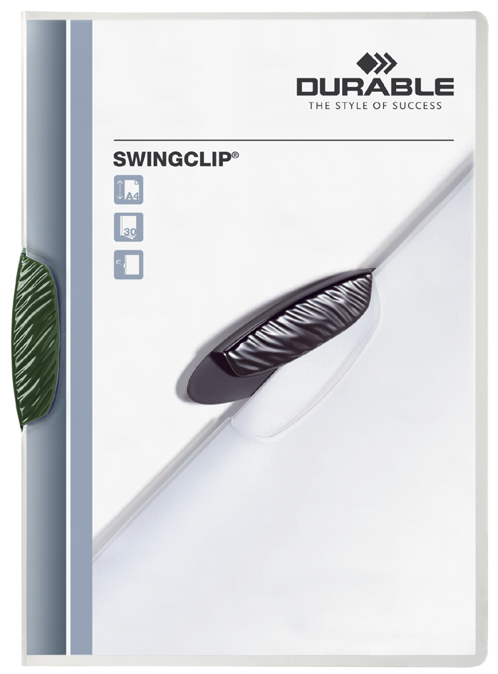 DURABLE Klemmhefter SWINGCLIP, DIN A4, Clip grün DURABLE Klemmhefter SWINGCLIP, DIN A4, Clip grün von Durable
