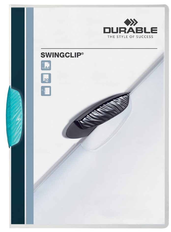 DURABLE Klemmhefter SWINGCLIP, DIN A4, Clip mittelblau von Durable