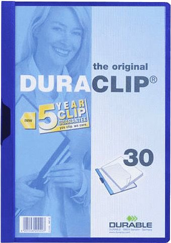 DURABLE Klemmmappe DURACLIP® 30 A4 25 ST 220007 von Durable