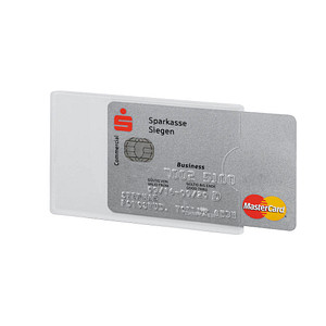 DURABLE Kreditkartenhülle RFID SECURE transparent 5,4 x 8,6 cm, 3 St. DURABLE Kreditkartenhülle RFID SECURE transparent 5,4 x 8,6 cm, 3 St. von Durable