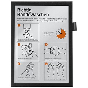 DURABLE Magnetrahmen selbstklebend DURAFRAME NOTE schwarz von Durable