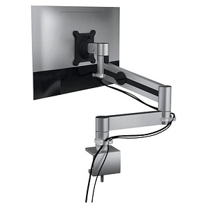 DURABLE Monitor-Halterung 508323 silber für 1 Monitor, Tischklemme von Durable