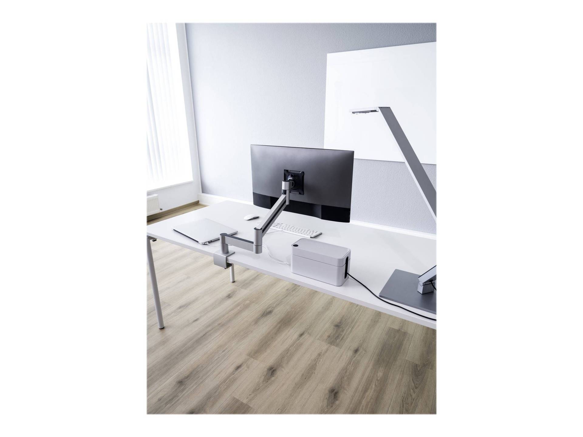 DURABLE Monitorhalterung PRO mit Arm 1 Mon. Tischklem Silber DURABLE Monitorhalterung PRO mit Arm 1 Mon. Tischklem Silber von Durable