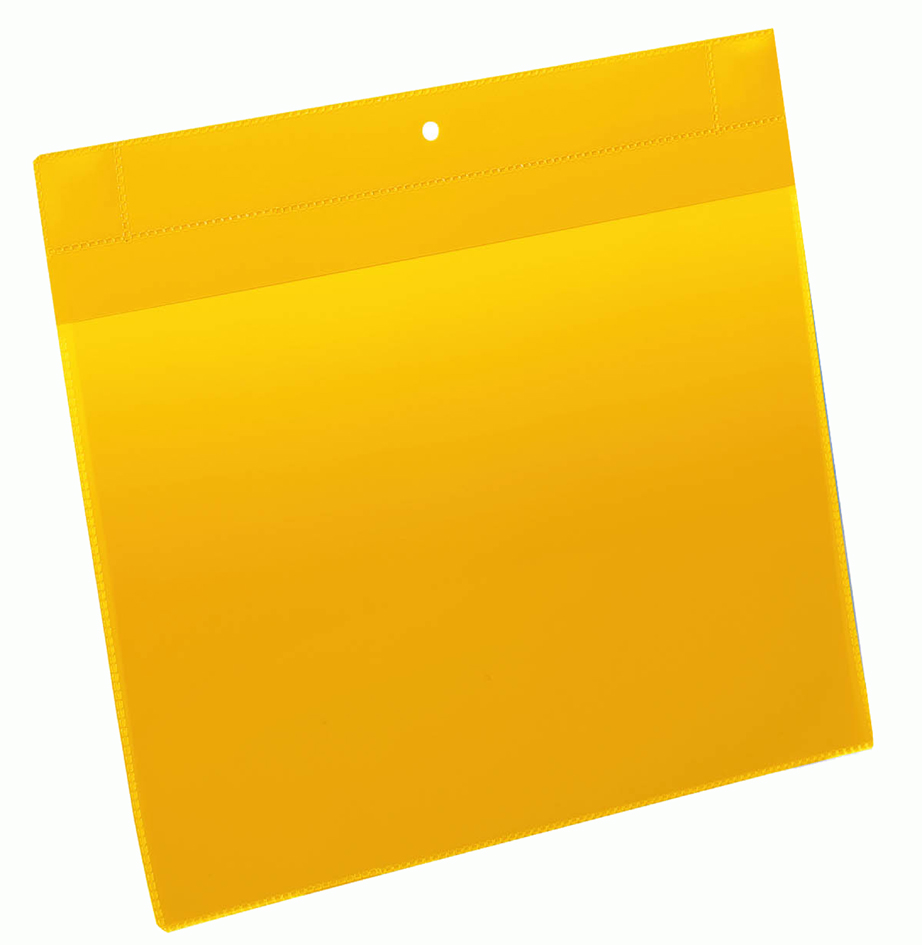 DURABLE Neodym-Magnettasche, DIN A4 quer, gelb von Durable