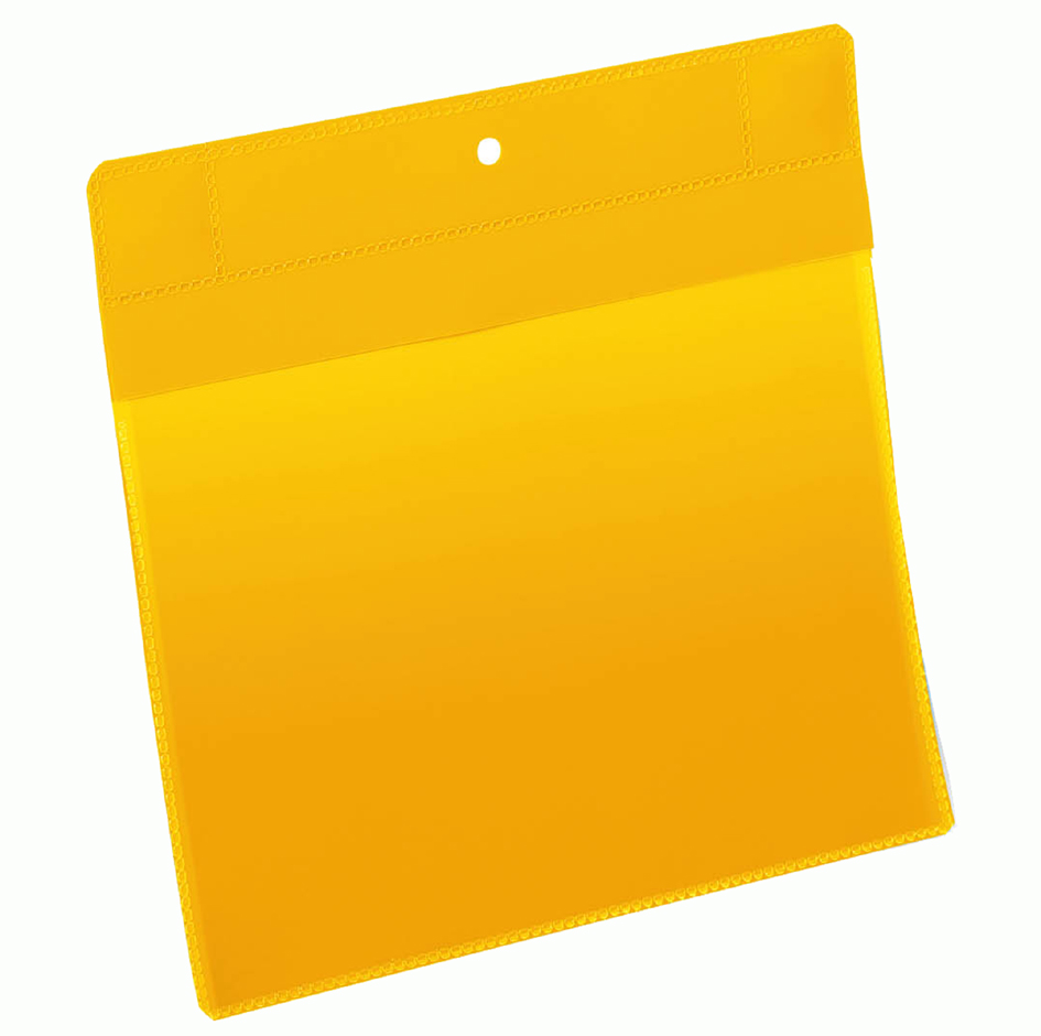 DURABLE Neodym-Magnettasche, DIN A5 quer, gelb von Durable