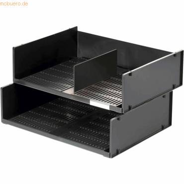 DURABLE OPTIMO Briefablageschale A3 Blauer Engel anthrazit von Durable