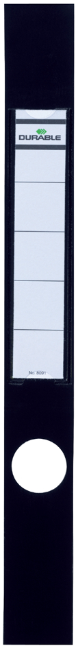 DURABLE Ordnerrücken-Etiketten ORDOFIX, schwarz von Durable
