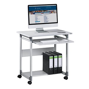 DURABLE PC-Tisch mit Rollen grau 75,0 x 53,4 x 77,0 cm von Durable