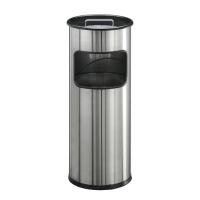 DURABLE Papierkorb Edelstahl 17L rund mit Ascher 1 ST 337323 DURABLE Papierkorb Edelstahl 17L rund mit Ascher 1 ST 337323 von Durable