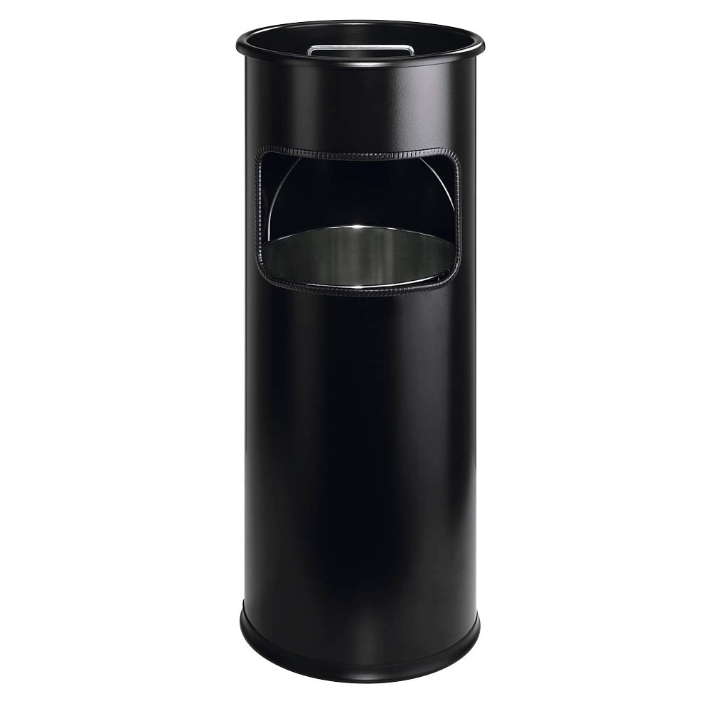 DURABLE Papierkorb Metall 17L rund mit Ascher 1 ST 333001 DURABLE Papierkorb Metall 17L rund mit Ascher 1 ST 333001 von Durable