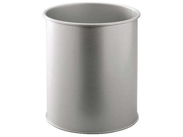 DURABLE Papierkorb Metall rund 15 Liter Metallic silber DURABLE Papierkorb Metall rund 15 Liter Metallic silber von Durable