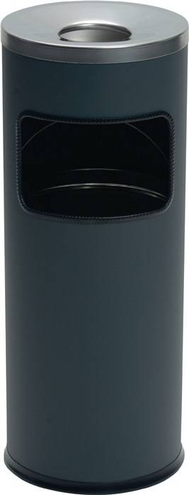 DURABLE Papierkorb Safe mit Ascher rund anthrazit DURABLE Papierkorb Safe mit Ascher rund anthrazit von Durable