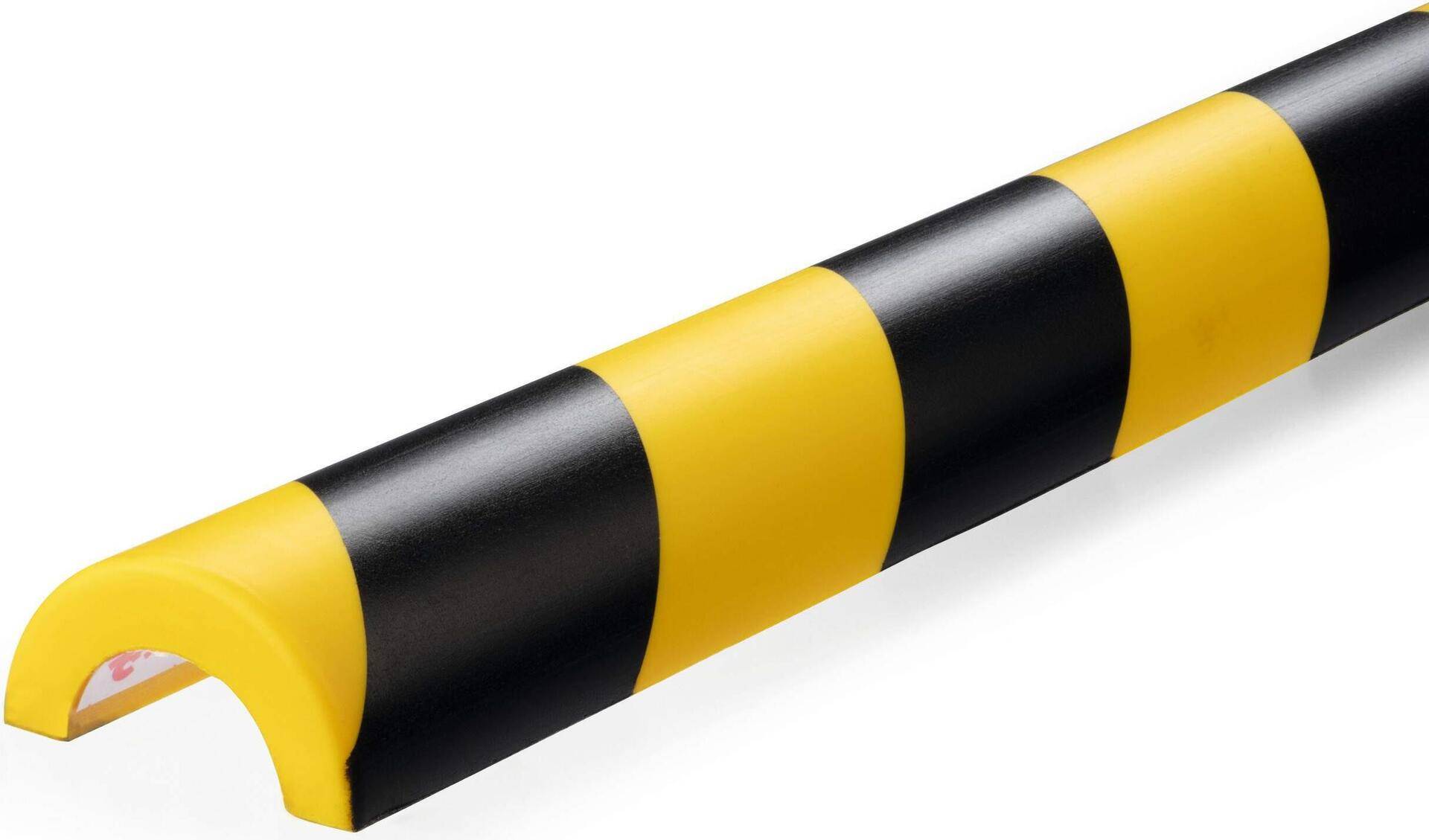 DURABLE Rohrschutzprofil P30, Farbe: gelb/schwarz, Art. Nr. 1115130, 5 ST (1115130) von Durable