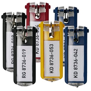 DURABLE Schlüsselanhänger KEY CLIP farbsortiert, 6 St. DURABLE Schlüsselanhänger KEY CLIP farbsortiert, 6 St. von Durable