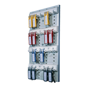 DURABLE Schlüsselbrett grau mit 24 Haken DURABLE Schlüsselbrett grau mit 24 Haken von Durable