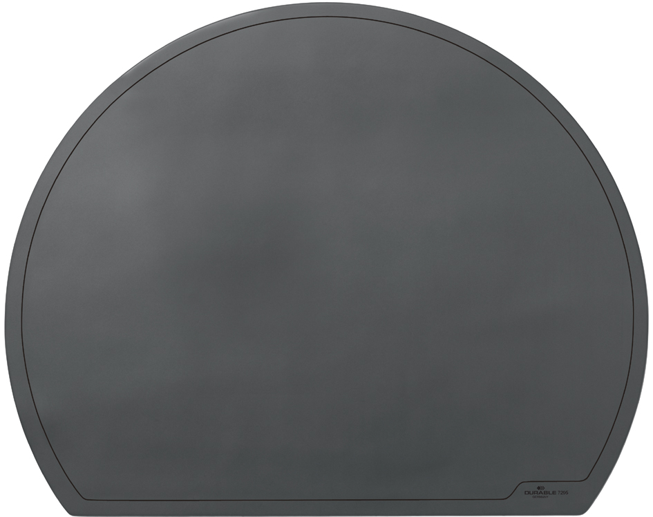 DURABLE Schreibunterlage halbrund, 650 x 520 mm, schwarz von Durable